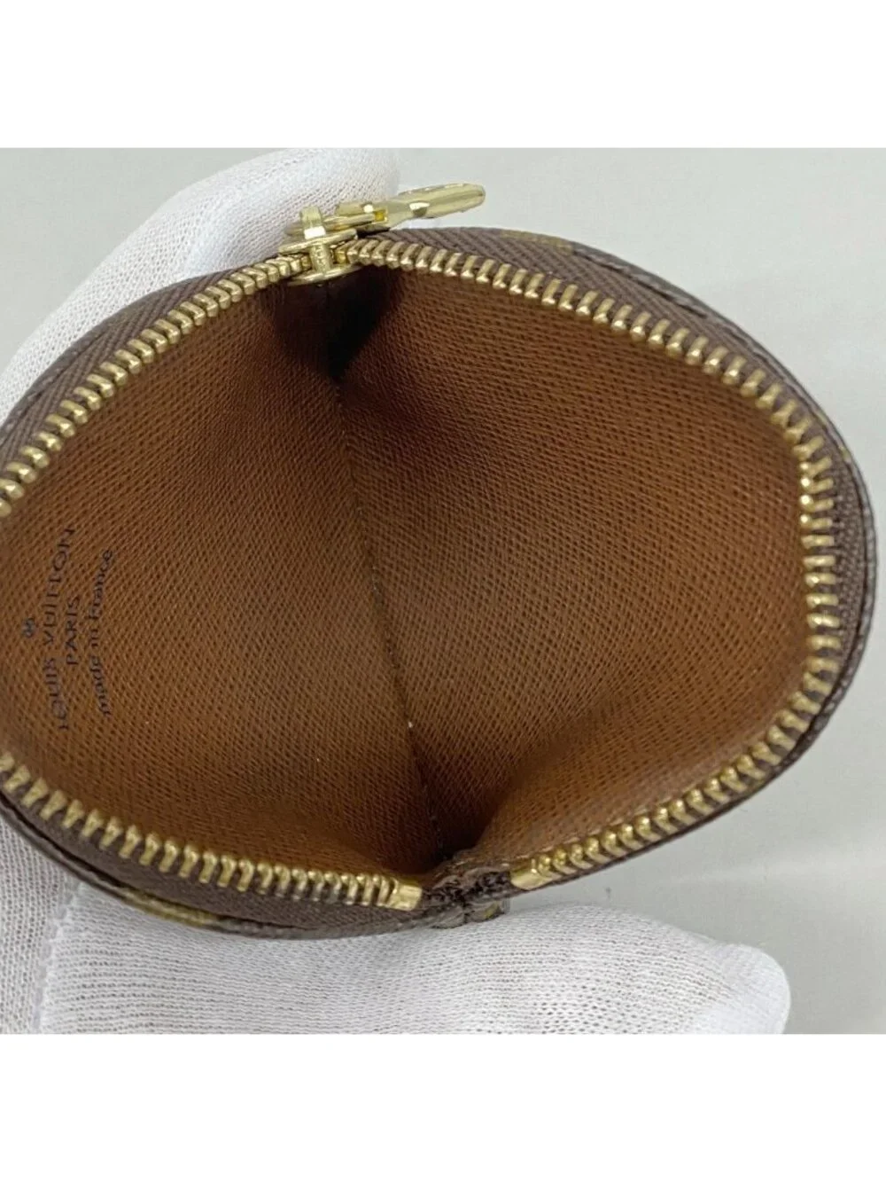 Louis Vuitton Coin Case Monogram Porto Moneron Brown